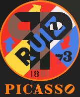 Picasso From the American Dream Portfolio 1997 Limited Edition Print by Robert Indiana - 0 Picasso From the American Dream Portfolio 1997 Limited Edition Print by Robert Indiana - 0
