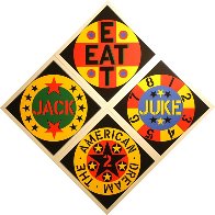 American Dream #2 Set of 4 Screenprints 1982 Limited Edition Print by Robert Indiana - 0 American Dream #2 Set of 4 Screenprints 1982 Limited Edition Print by Robert Indiana - 0