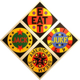 American Dream #2 Set of 4 Screenprints 1982 Limited Edition Print - Robert Indiana American Dream #2 Set of 4 Screenprints 1982 Limited Edition Print - Robert Indiana