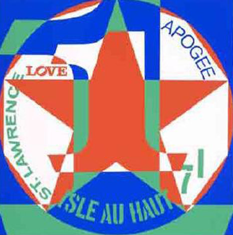 Decade: Autoportraits From Vinalhaven Suite, #1 Limited Edition Print - Robert Indiana