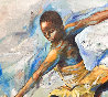 Ailey Leap 40x50 - Huge - New York, NYC Original Painting by Rachel Isadora - 3