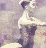 Untitled IX Ballerina 30x15 Original Painting by Rachel Isadora - 1