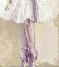 Untitled VII Ballerina 36x18 Original Painting by Rachel Isadora - 1