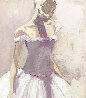 Untitled VII Ballerina 36x18 Original Painting by Rachel Isadora - 2