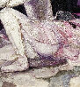 Ballerina with Tutus 50x32 - Huge Original Painting by Rachel Isadora - 3