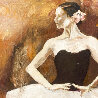 Black Tutu 50x26 - Huge Original Painting by Rachel Isadora - 2