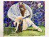 Untitled Ballerina I 18x12 Original Painting by Rachel Isadora - 1