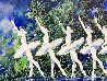 Untitled Ballet Painting VIII 12x18 Original Painting by Rachel Isadora - 2