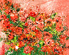 Garden 1967 25x21 Original Painting by Ida Itkin - 0