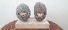 Laughing Stones Set of 2 Unique Stone Sculptures  6 in Sculpture by Hirotoshi ito - 1