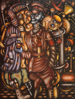 Underworld Kingdom 2014 31x23 Original Painting - Eugene Ivanov Underworld Kingdom 2014 31x23 Original Painting - Eugene Ivanov