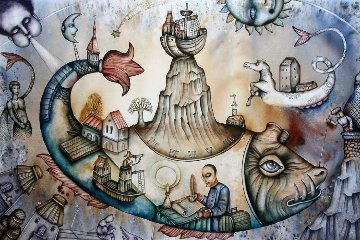 Age of Discovery 2013 23x15 Original Painting - Eugene Ivanov Age of Discovery 2013 23x15 Original Painting - Eugene Ivanov