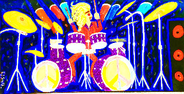 Drum Craft 2017 48x96 Super Huge Original Painting - Mr. Drum Craft 2017 48x96 Super Huge Original Painting - Mr.