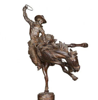 Two Champs II Bronze Sculpture 1977 19 in Sculpture - Harry Andrew Jackson Two Champs II Bronze Sculpture 1977 19 in Sculpture - Harry Andrew Jackson