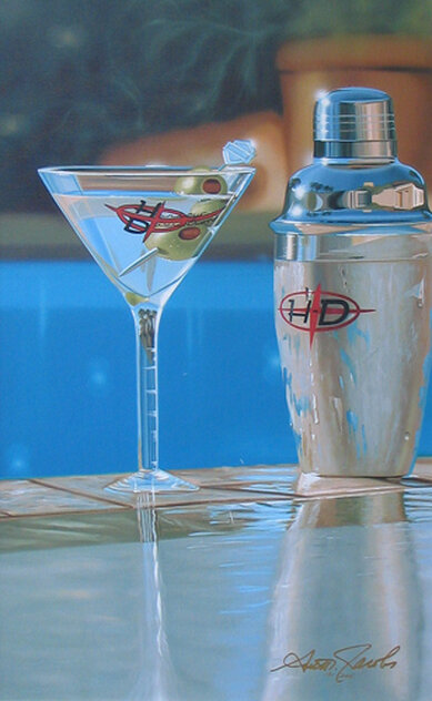 Shaken Not Stirred 2005 - Framed Giclee on Canvas Limited Edition Print by Scott Jacobs Shaken Not Stirred 2005 - Framed Giclee on Canvas Limited Edition Print by Scott Jacobs