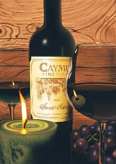 Caymus by Candlelight 2006 - Napa Valley, California Limited Edition Print - Scott Jacobs
