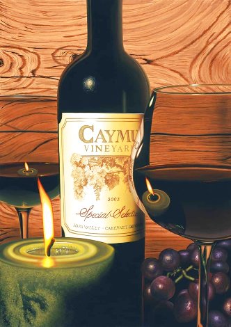 Caymus by Candlelight 2006 Limited Edition Print - Scott Jacobs