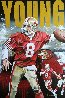 Steve Young on the Run 2016 35x25 Original Painting by Joshua Jacobs - 0