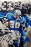 Barry Sanders, Lion's on the Loose 2016 25x35 Original Painting by Joshua Jacobs - 0