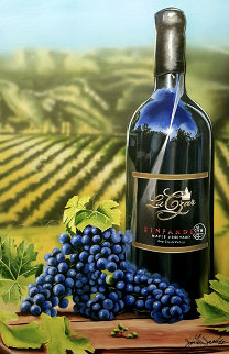 Zinfandel 2016 25x35 Original Painting - Joshua Jacobs Zinfandel 2016 25x35 Original Painting - Joshua Jacobs