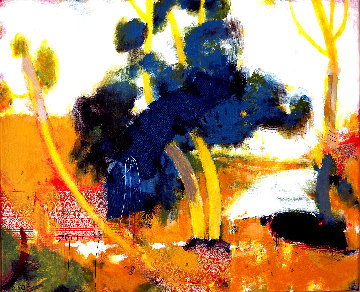 El Viento En Las Ramas 2020 15x18 Original Painting - Jos Diazdel El Viento En Las Ramas 2020 15x18 Original Painting - Jos Diazdel