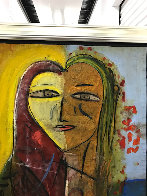 Sarah's Heart 2005 45x45 Super Huge Original Painting by Jamali - 3 Sarah's Heart 2005 45x45 Super Huge Original Painting by Jamali - 3