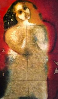 Untitled Painting 2000 74x50 Original Painting - Jamali Untitled Painting 2000 74x50 Original Painting - Jamali