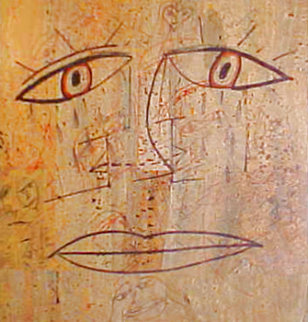 Crying 24x24 Original Painting - Jamali Crying 24x24 Original Painting - Jamali