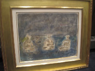 Bathers Suite of 4 Paintings 1982 33x58 Super Huge Original Painting by Jamali - 7 Bathers Suite of 4 Paintings 1982 33x58 Super Huge Original Painting by Jamali - 7