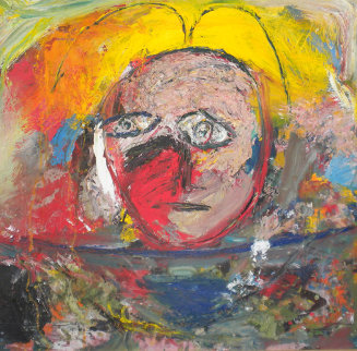 Untitled Painting 2001 45x45 Original Painting - Jamali Untitled Painting 2001 45x45 Original Painting - Jamali