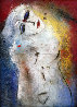 Glamorous Greta 1989 57x43 Original Painting by  Jamali - 0