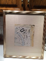 Self Portrait 1996 23x20 Works on Paper (not prints) by Jamali - 2 Self Portrait 1996 23x20 Works on Paper (not prints) by Jamali - 2