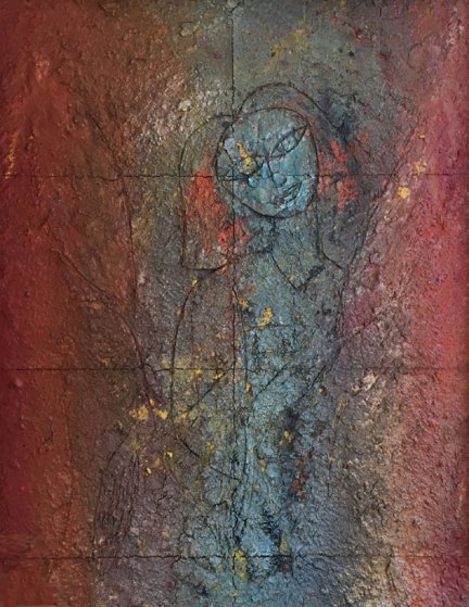 Malak 2003 89x65 Mural Original Painting by Jamali Malak 2003 89x65 Mural Original Painting by Jamali