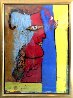 Profile on Cork 55x74 Original Painting by Jamali - 1 Profile on Cork 55x74 Original Painting by Jamali - 1