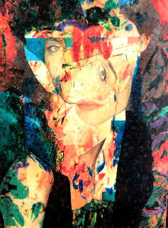 Portrait of Tiffany 2007 55x43 Original Painting - James F. Gill Portrait of Tiffany 2007 55x43 Original Painting - James F. Gill