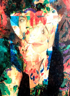 Portrait of Tiffany 2007 55x43 Super Huge Original Painting - James F. Gill Portrait of Tiffany 2007 55x43 Super Huge Original Painting - James F. Gill