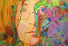 Lennon Gaze 2007 (John Lennon) Original Painting by James F. Gill - 0
