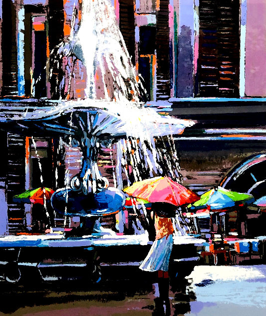Fountain De Trevi PP - Rome, Italy Limited Edition Print by James Groody