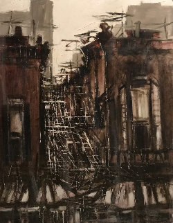 Untitled Painting 1960 42x36 Original Painting - James Groody Untitled Painting 1960 42x36 Original Painting - James Groody