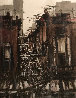 Untitled Cityscape 1960 42x36 - Huge Original Painting by James Groody - 0