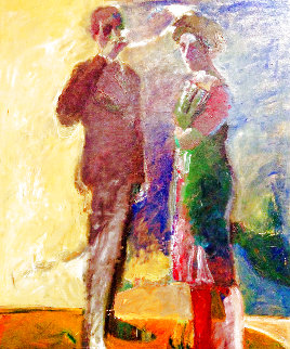 Rome Painting 1962 53x44 Original Painting - James Hennessey Rome Painting 1962 53x44 Original Painting - James Hennessey