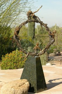 Seasons Figurative Bronze Sculpture 2009 80 in Sculpture - J. Anne Butler