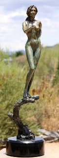 Earth Bronze Sculpture 2001 30 in Sculpture - J. Anne Butler Earth Bronze Sculpture 2001 30 in Sculpture - J. Anne Butler
