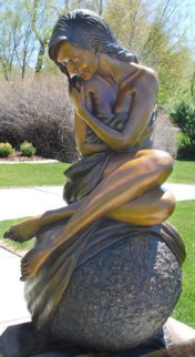 Solitaire Bronze Sculpture 2013 60 in Sculpture - J. Anne Butler Solitaire Bronze Sculpture 2013 60 in Sculpture - J. Anne Butler
