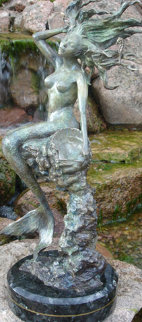 Mermaid Bronze Sculpture 2007 26 in Sculpture - J. Anne Butler Mermaid Bronze Sculpture 2007 26 in Sculpture - J. Anne Butler