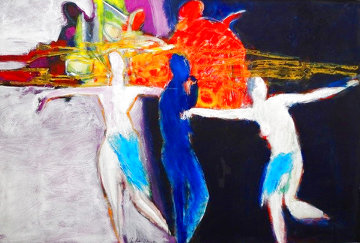 Heaven Can Wait 45x65 Original Painting - Jan Peter van Opheusden Heaven Can Wait 45x65 Original Painting - Jan Peter van Opheusden
