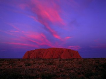 Uluru Sunset (Ayers Rock) Australia Panorama - Peter Jarver Uluru Sunset (Ayers Rock) Australia Panorama - Peter Jarver
