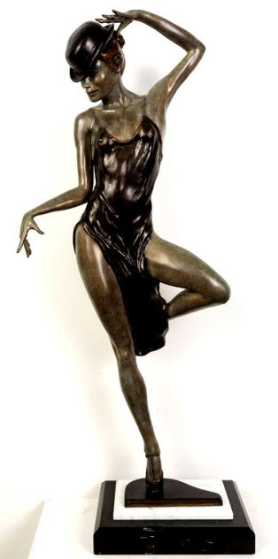 Monique Bronze Sculpture 2000 42 in Sculpture by Mario Jason
