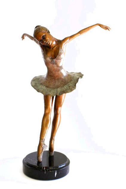 Petite Danseuse Bronze Sculpture 1997 24 in Huge Sculpture by Mario Jason