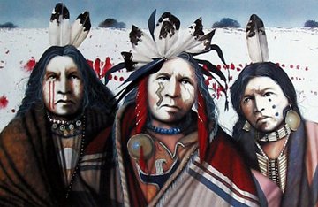 Ghost Dance in the Snow 2001 Limited Edition Print - J.D. Challenger Ghost Dance in the Snow 2001 Limited Edition Print - J.D. Challenger